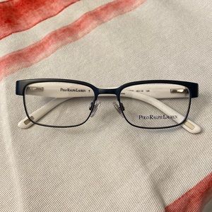 Polo Ralph Lauren 8036 Frames Blue Navy Matte 46-15-125 NWOT
